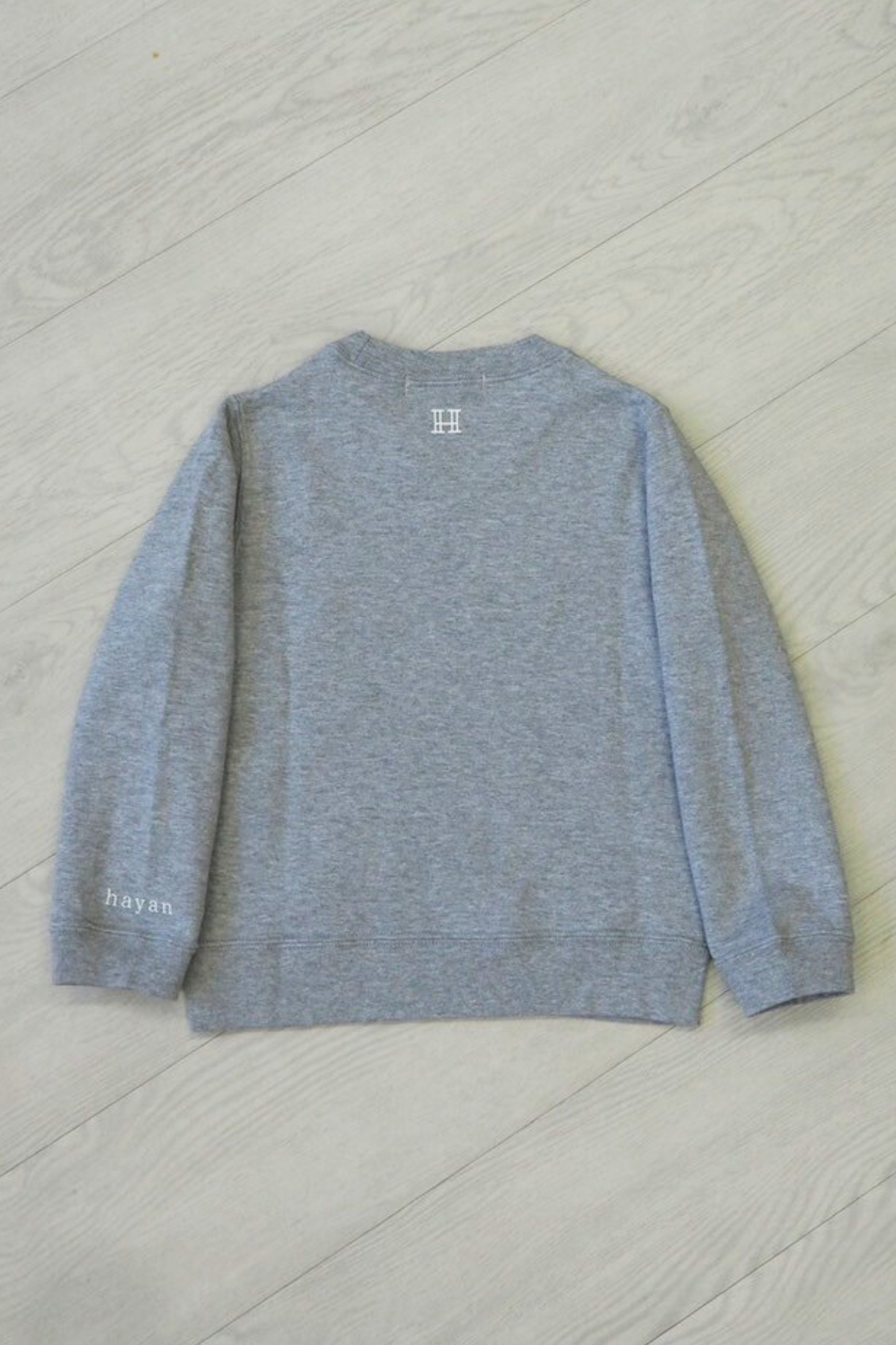 Kids / Logo print crewneck sweatshirts【GRAY】