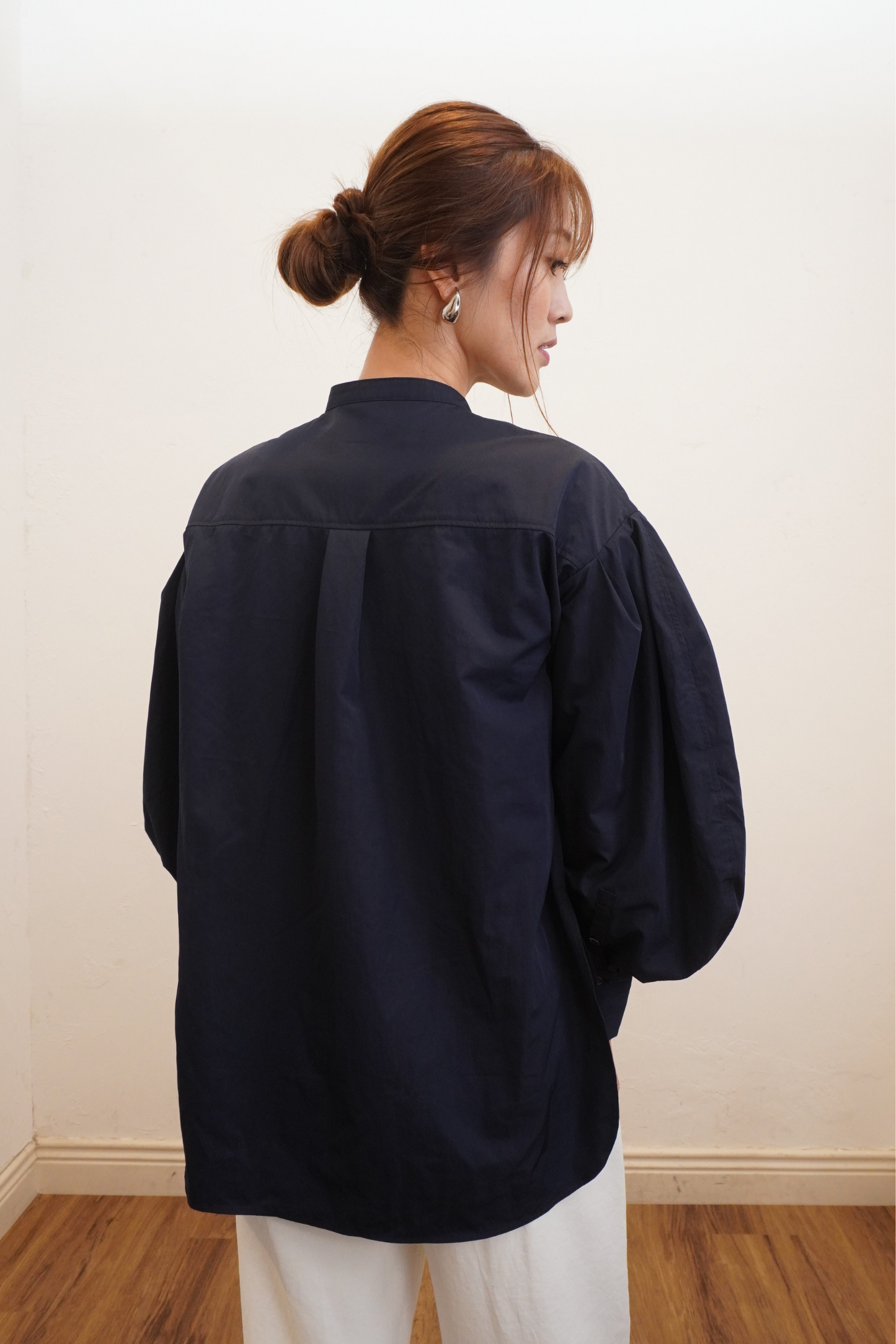 3WAY BOWTIE BLOUSE【NAVY】
