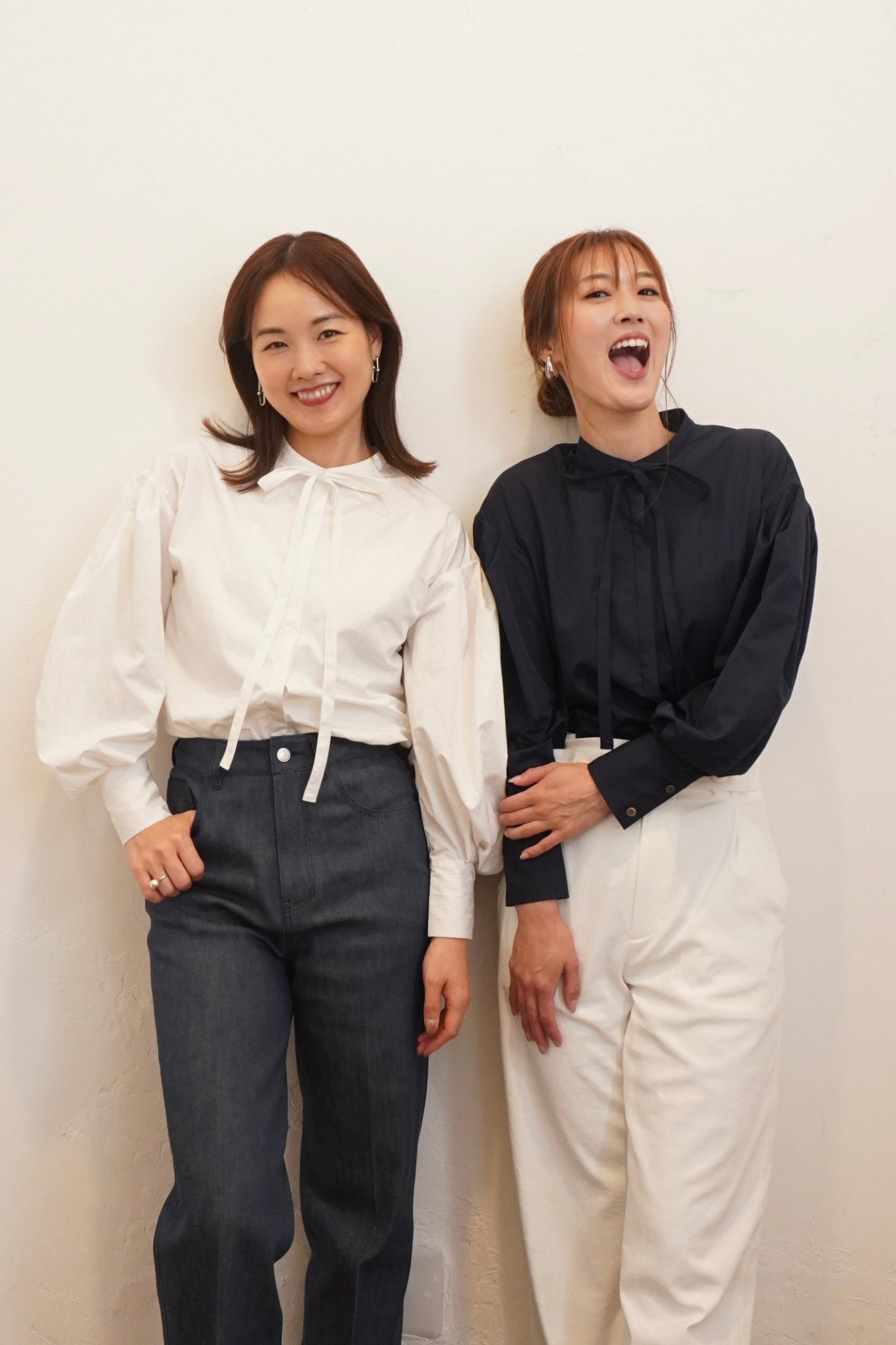 3WAY BOWTIE BLOUSE【NAVY】