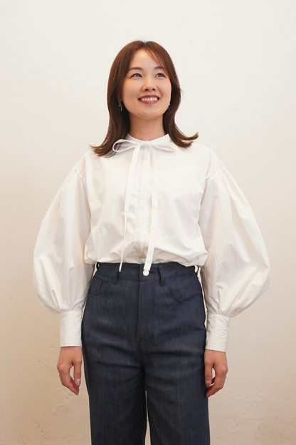 3WAY BOWTIE BLOUSE【WHITE】