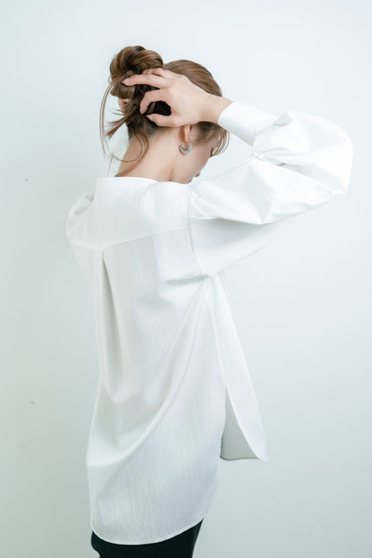 3WAY BOWTIE BLOUSE【WHITE】